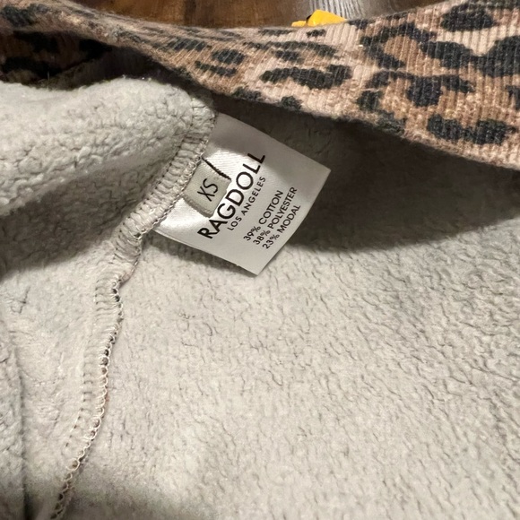 Like New Vintage Sweatshirt by Ragdoll LA in Brown Leopard/XS - Picture 6 of 6